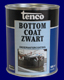 TENCO BOTTOMCOAT ZWART